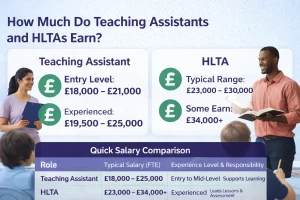 Teaching Assistants and HLTAs Earn