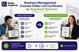 Business Management Certificates vs Regulated Diplomas