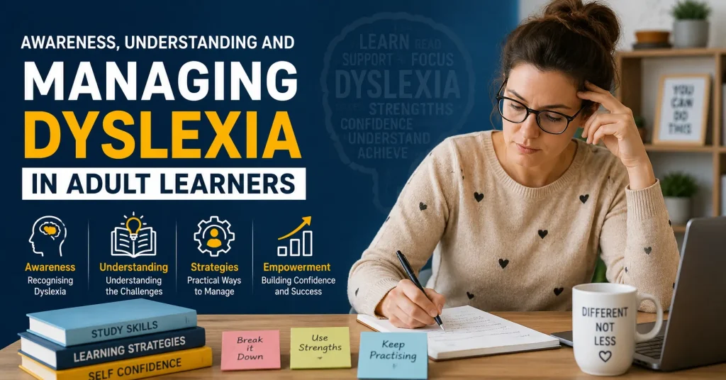 Managing dyslexia in adult learners
