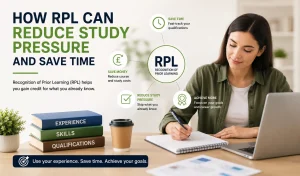 Professional learner using RPL to reduce study pressure, save time, and fast-track