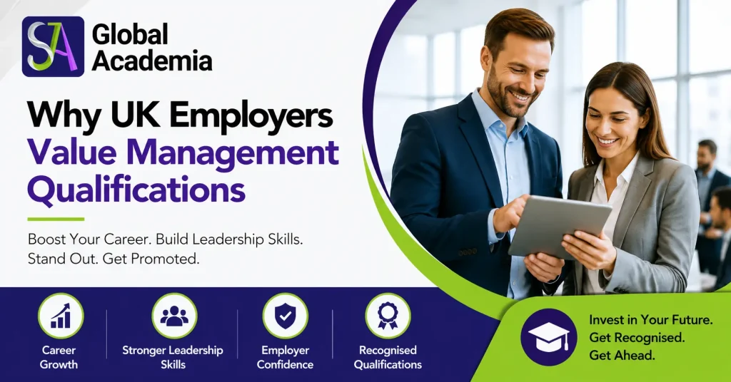 UK employers value management qualifications for career growth and leadership development