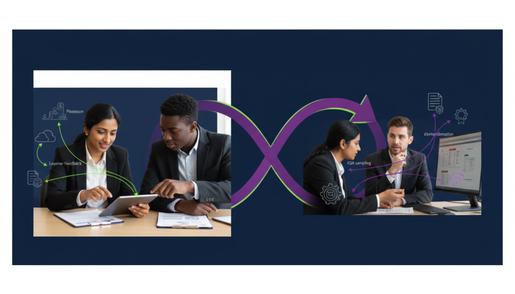 assessor and IQA qualification bundles learner studying online with SJA Global Academia